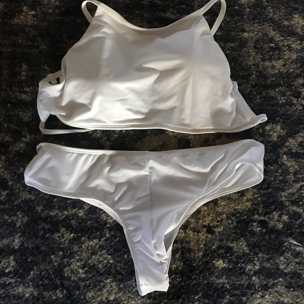 White bikini
